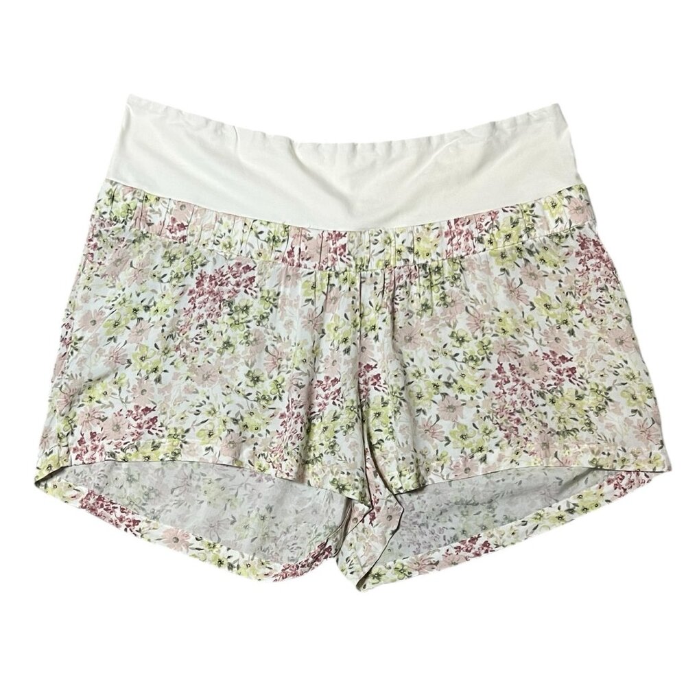 H&M Mama floral maternity shorts size XXL NWT